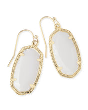Load image into Gallery viewer, Dani Gold Earrings In White Pearl