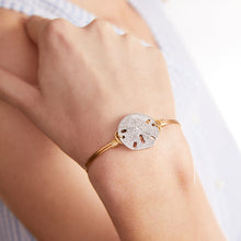 Load image into Gallery viewer, Sand Dollar Bangle Bracelet
