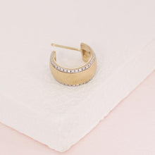 Load image into Gallery viewer, Chasing The Sun Small Hoop Earrings
