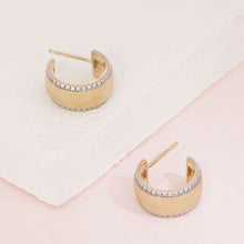 Load image into Gallery viewer, Chasing The Sun Small Hoop Earrings