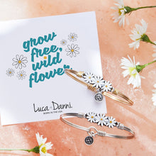 Load image into Gallery viewer, Daisies Bangle Bracelet