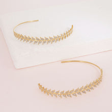 Load image into Gallery viewer, Leaf It All Behind Hoop Earrings