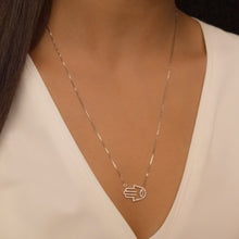Load image into Gallery viewer, Hamsa Handshake Necklace