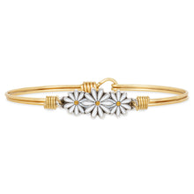 Load image into Gallery viewer, Daisies Bangle Bracelet