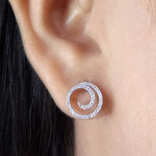 Load image into Gallery viewer, Swirl, Girl Earrings