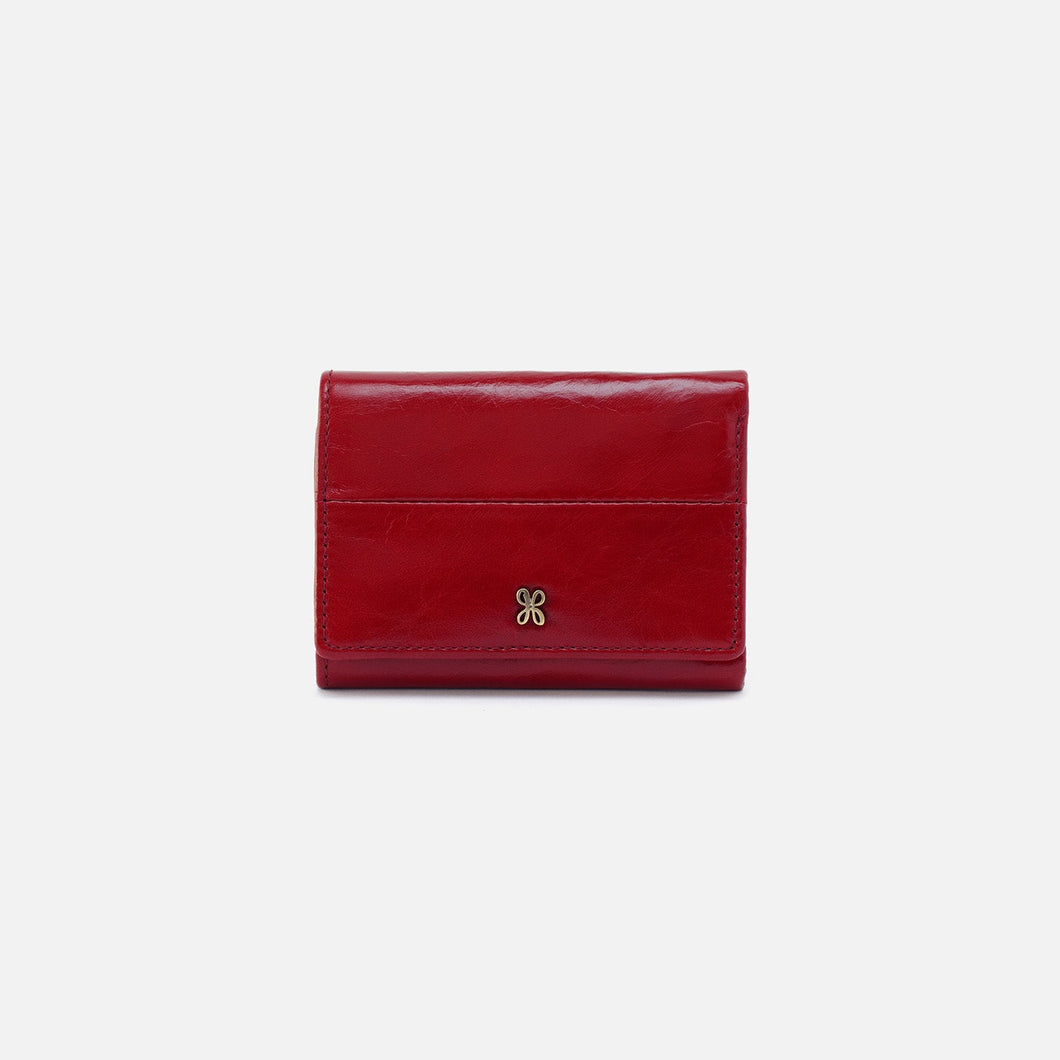 Jill Mini Trifold Wallet (Crimson)
