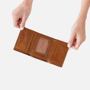Jill Mini Trifold Wallet (Truffle)