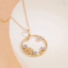 Load image into Gallery viewer, Mini Hearts Pendant Necklace