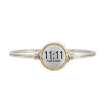Load image into Gallery viewer, 11:11 MAKE A WISH BANGLE BRACELET