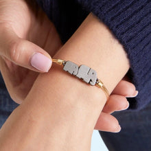 Load image into Gallery viewer, MAMA ELEPHANT BANGLE BRACELET