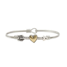 Load image into Gallery viewer, FOLLOW YOUR HEART BANGLE BRACELET