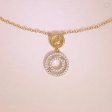 Load image into Gallery viewer, Rock Circle Pendant Necklace