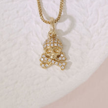 Load image into Gallery viewer, Skull and Crossbones Necklace