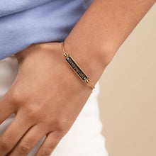 Load image into Gallery viewer, Harry Potter™ 'Turn to Page 394' Inline Charm Bangle