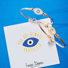 Load image into Gallery viewer, EVIL EYE BANGLE BRACELET