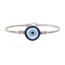 Load image into Gallery viewer, EVIL EYE AMULET BANGLE BRACELET
