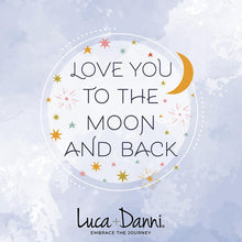 Load image into Gallery viewer, I LOVE YOU TO THE MOON AND BACK BANGLE BRACELET
