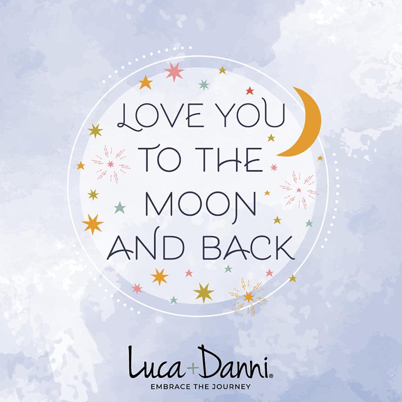 I Love You to The Moon and Back Bangle Bracelet