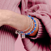 Load image into Gallery viewer, 'You & Me' Charm Bangles, Set of 3