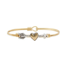 Load image into Gallery viewer, FOLLOW YOUR HEART BANGLE BRACELET
