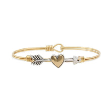 Load image into Gallery viewer, FOLLOW YOUR HEART BANGLE BRACELET