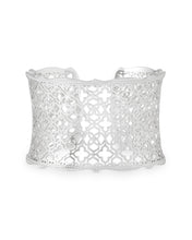 Load image into Gallery viewer, Candice Silver Cuff Bracelet In Silver Filigree Mix