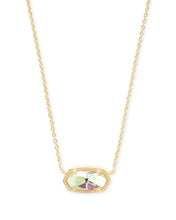 Load image into Gallery viewer, Elisa Gold Pendant Necklace In Dichroic Glass