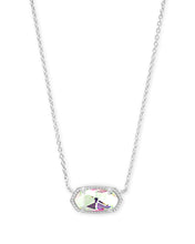 Load image into Gallery viewer, Elisa Silver Pendant Necklace In Dichroic Glass
