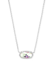 Load image into Gallery viewer, Elisa Silver Pendant Necklace In Dichroic Glass