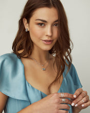 Load image into Gallery viewer, Elisa Silver Pendant Necklace In Platinum Drusy