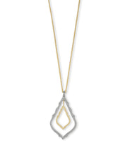 Load image into Gallery viewer, Simon Long Pendant Necklace In Mixed Metal