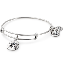 Load image into Gallery viewer, Sand Dollar Charm Bangle