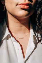 Load image into Gallery viewer, Set The Bar Necklace