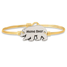Load image into Gallery viewer, Mama Bear Bangle Bracelet