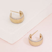 Load image into Gallery viewer, Chasing The Sun Small Hoop Earrings
