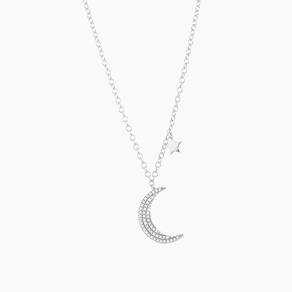 Fly Me To The Moon Pendant Necklace