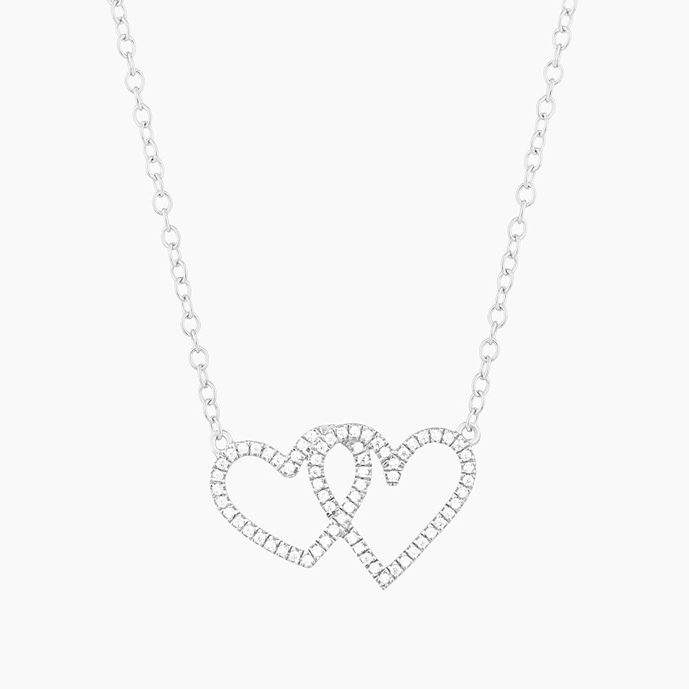 Ella Stein Two Hearts Pendant Necklace