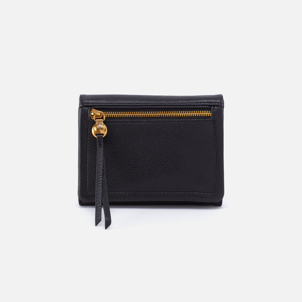 Lumen Medium Bifold Compact Wallet (Black)