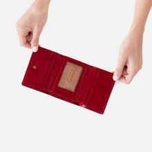 Load image into Gallery viewer, Jill Mini Trifold Wallet (Crimson)
