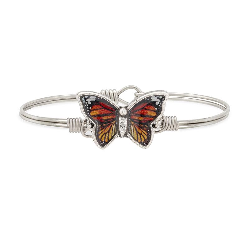 MONARCH BUTTERFLY BANGLE BRACELET