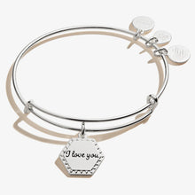 Load image into Gallery viewer, I Love You Charm Bangle
