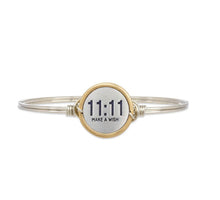 Load image into Gallery viewer, 11:11 MAKE A WISH BANGLE BRACELET
