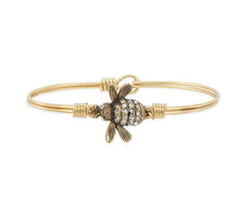 Load image into Gallery viewer, QUEEN BEE CRYSTAL BANGLE BRACELET
