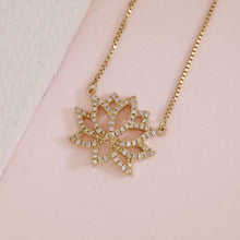 Load image into Gallery viewer, Blooming Lotus Necklace
