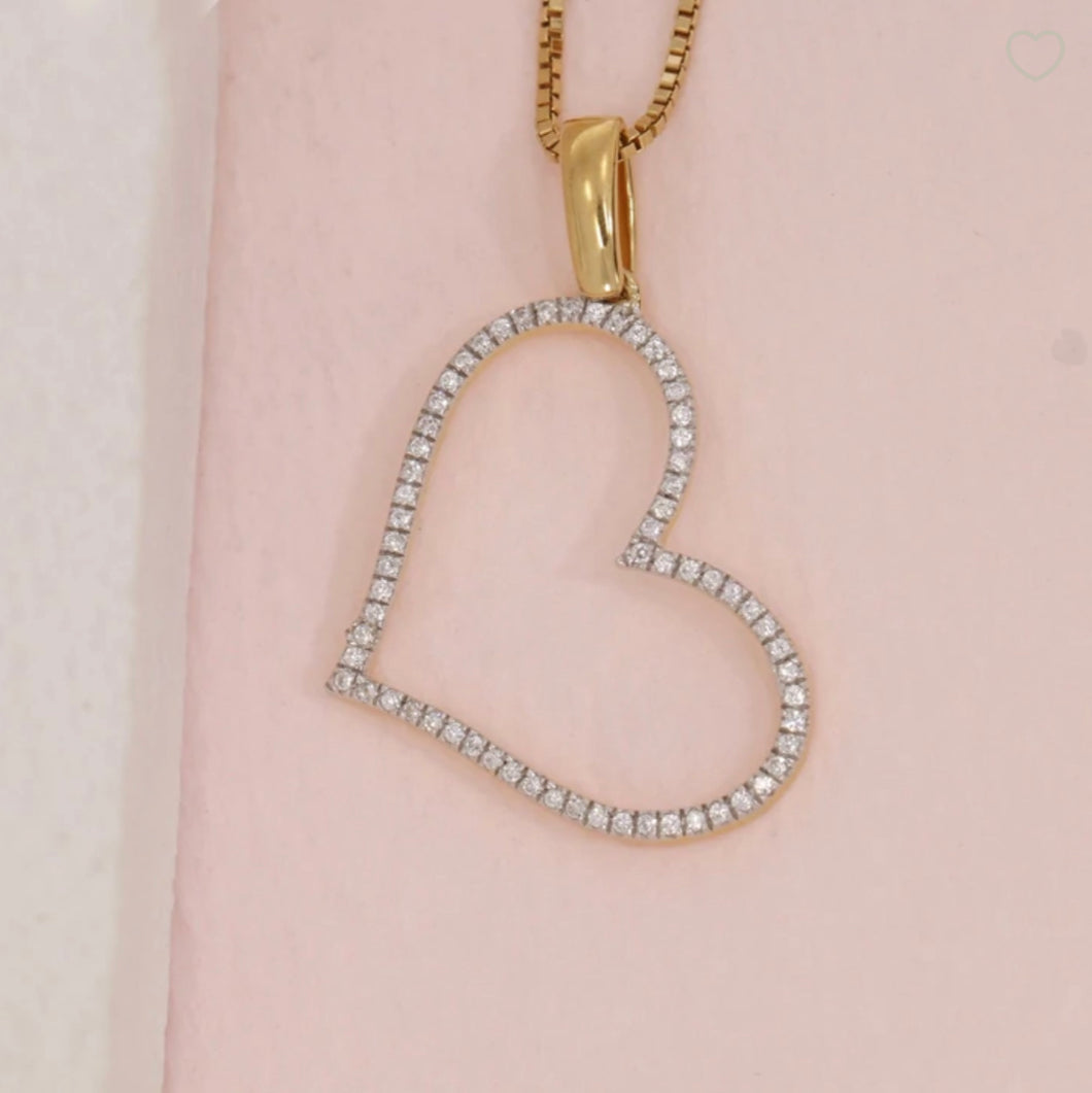 Genuine Heart Pendant Necklace