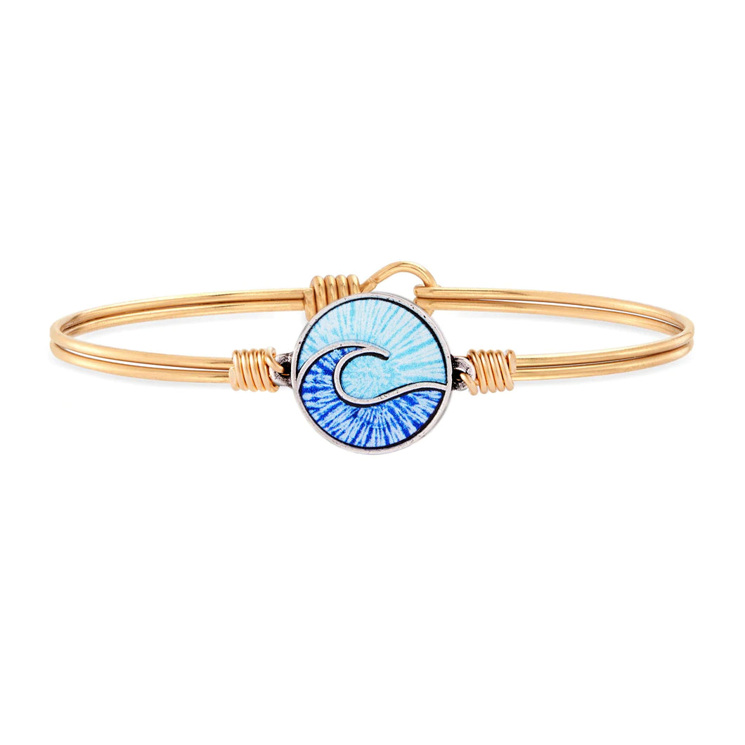 WAVE TIE-DYE BANGLE BRACELET