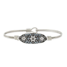 Load image into Gallery viewer, SNOWFLAKE MEDLEY BANGLE BRACELET
