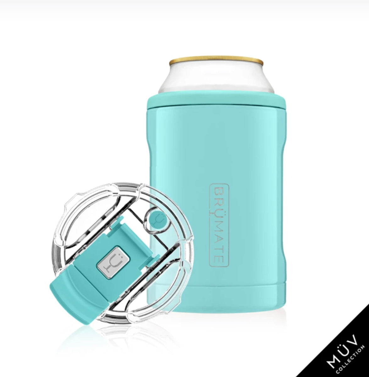 BruMate Hopsulator Duo MUV 2-in-1 | Matte Black (12oz cans/tumblers