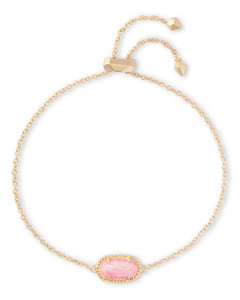 Esen Gold Bracelet In Light Pink Opal