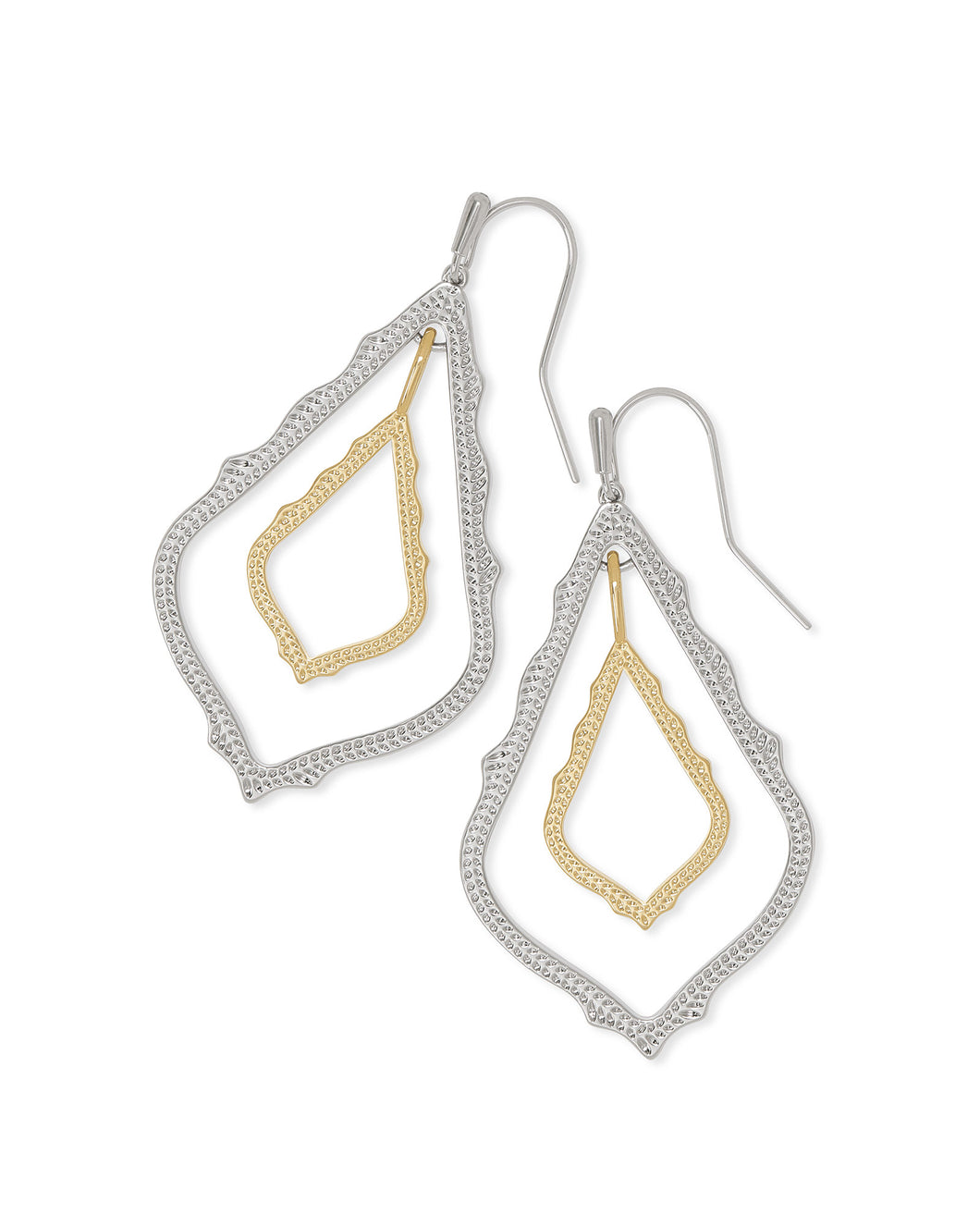 Simon Drop Earrings In Mixed Metal